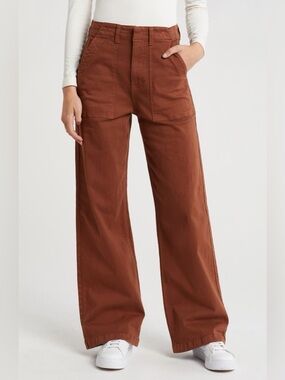 Pistola Nicole Stretch Cotton Wide Leg Pants Size 27